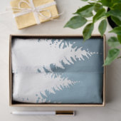 Papier Mousseline Paysage Abstrait Soleil d'hiver d'or (Cadeau)