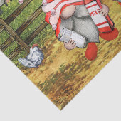 Papier Mousseline Paysage agricole Vache Militante Gnomes Paysage (Détail)