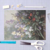 Papier Mousseline Paysage avec Irises par Barbara Bodichon (Artisanat)