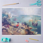 Papier Mousseline Paysage avec la chute d'Icarus, Pieter Bruegel (Artisanat)