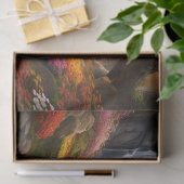 Papier Mousseline Paysage d'automne Cascades dans le parc (Cadeau)