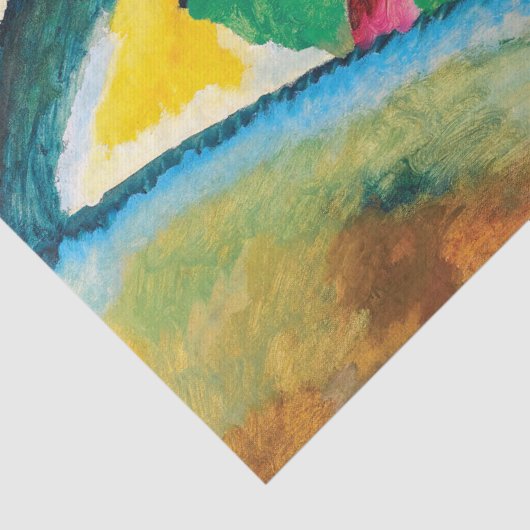 Papier Mousseline Paysage d'automne par Wassily Kandinsky (Détail)