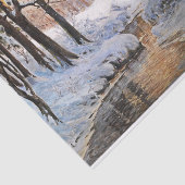 Papier Mousseline Paysage de la forêt de neige, Walter Moras (Détail)