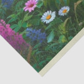 Papier Mousseline Paysage de la prairie fleur sauvage (Détail)