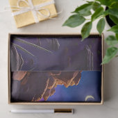 Papier Mousseline Paysage de lavande (Cadeau)