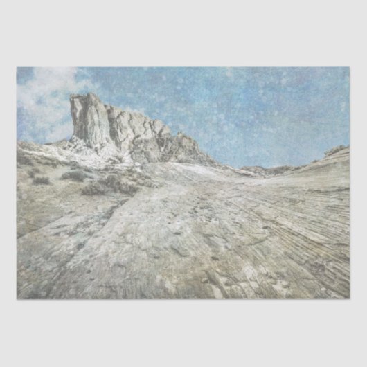 Papier Mousseline Paysage de l'Ouest (Recto)