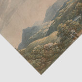 Papier Mousseline Paysage de montagne (Détail)