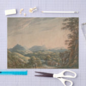 Papier Mousseline Paysage de montagne (Artisanat)