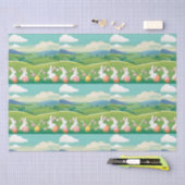 Papier Mousseline Paysage de Pâques (Artisanat)