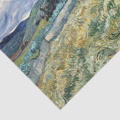 Papier Mousseline Paysage de Saint-Rémy par Vincent Van Gogh (Détail)