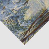 Papier Mousseline Paysage d'hiver, Découpage (Détail)