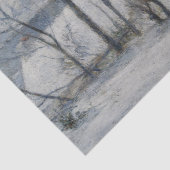 Papier Mousseline Paysage d'hiver (par Paul Gaugin) (Détail)