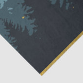 Papier Mousseline Paysage d'or des arbres forestiers (Détail)