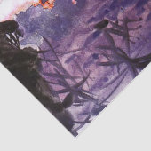 Papier Mousseline Paysage fantastique par Mikhail Vrubel (Détail)