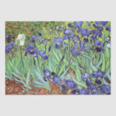 Papier Mousseline Paysage floral d'Irises Vincent van Gogh (Recto)
