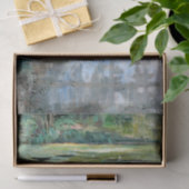 Papier Mousseline Paysage fluvial avec Nénuphars par Julia Beck (Cadeau)