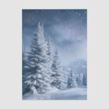Paysage hivernal enneigé Forêt enneigée Arbres giv