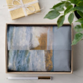 Papier Mousseline Paysage marin (Cadeau)