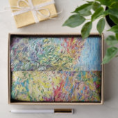 Papier Mousseline Paysage près de Monte Carlo (par Claude Monet) (Cadeau)