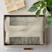 Papier Mousseline Paysage Printemps Arbres Ephémère Découpage (Cadeau)