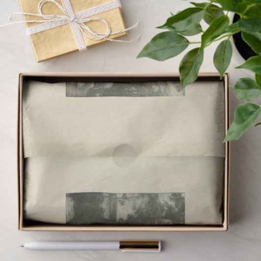 Papier Mousseline Paysage Récolte Arbres Ephémère Découpage (Cadeau)