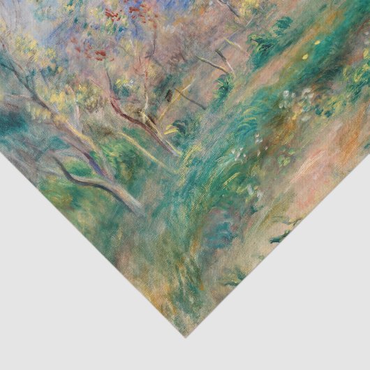 Papier Mousseline Paysage, Renoir (Détail)