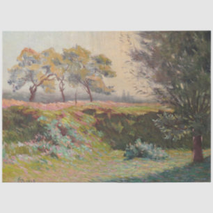 Papier Mousseline Paysage rural (par Léo Gausson)