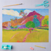 Papier Mousseline Paysage tahitien, Gauguin (Artisanat)