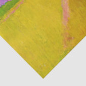 Papier Mousseline Paysage tahitien, Gauguin (Détail)