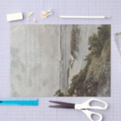 Papier Mousseline Paysage vintage (Artisanat)