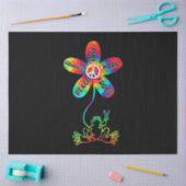 Papier Mousseline Peace Courage Aimer Hope Frogs Hippie (Artisanat)