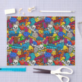 Papier Mousseline Peace Love Dream Art Abstrait (Artisanat)