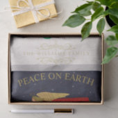 Papier Mousseline Peace on Earth Christmas Village Folk Art (Cadeau)