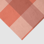 Papier Mousseline Peach Fuzz Orange Checkerboard Motif (Détail)