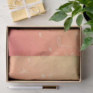 Papier Mousseline Peach Music