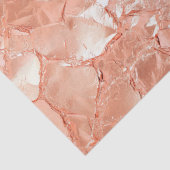Papier Mousseline Peach Rose rose or Glam (Détail)