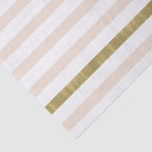 Papier Mousseline Peach White Gold Strips (Détail)