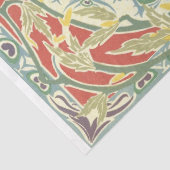 Papier Mousseline Peacock Art Nouveau (Détail)