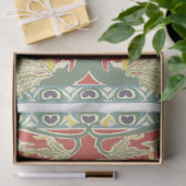 Papier Mousseline Peacock Art Nouveau (Cadeau)