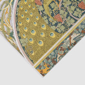 Papier Mousseline Peacock Art Nouveau Style rond design complexe (Détail)