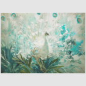 Papier Mousseline Peacock blanc (Recto)