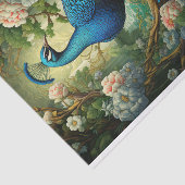 Papier Mousseline Peacock dans la tapisserie 1 Papier de découpage (Détail)