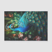 Papier Mousseline Peacock en Tapisserie 2 Papier découpage (Recto)