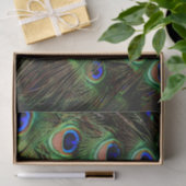 Papier Mousseline Peacock Feathers Decoupage Tissu Papier (Cadeau)