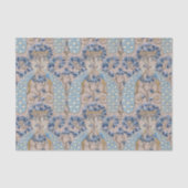 Papier Mousseline Peacock Motif par Eugène Samuel Grasset Tissue Pap (Recto)