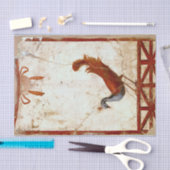 Papier Mousseline Peacock sur Fresco Ancienne peinture romaine antiq (Artisanat)