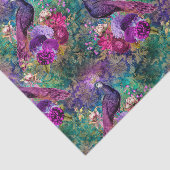 Papier Mousseline Peacock violet (Détail)