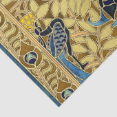 Papier Mousseline Peacocks Birds Rowan Trees Art Nouveau (Détail)
