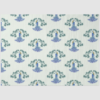 Papier Mousseline Peacocks ornementaux