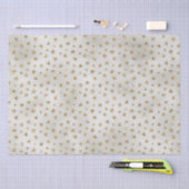 Papier Mousseline Pearl White Parties scintillant or Étoiles étincel (Artisanat)